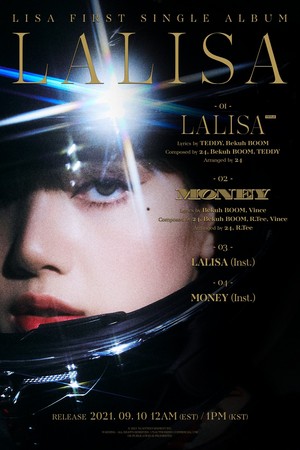  LISA 1st single album 'LALISA' tracklist