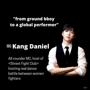  MNET jalan, street Woman Fighter Official Details of the show's host | Kang Daniel