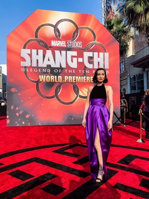 Meng'er Zhang || World Premiere Shang-Chi and the Legend of the Ten Rings || August 16, 2021