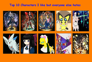Molpe top 10 characters i like but everyone else hates