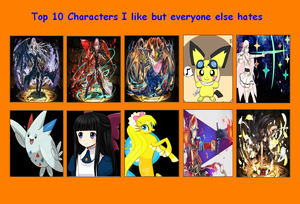 Molpe top 10 characters i like but everyone else hates
