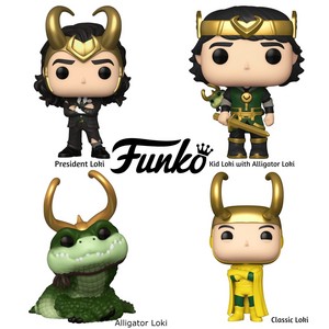  President Loki || Kid Loki || Alligator Loki || Classic Loki || Funko Pops