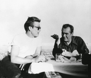  Rebel Without a Cause - Behind the Scenes - James Dean and Jim Backus