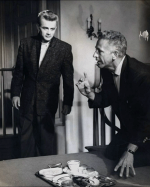 Rebel Without a Cause - Behind the Scenes - James Dean and Nicholas Ray