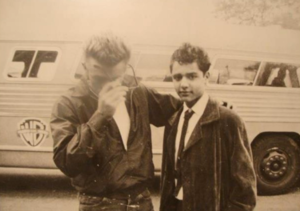  Rebel Without a Cause - Behind the Scenes - James Dean and Sal Mineo
