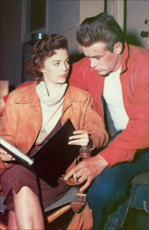 Rebel Without a Cause - Behind the Scenes - Natalie Wood and James Dean