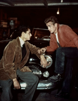  Rebel Without a Cause - Behind the Scenes - Sal Mineo and James Dean