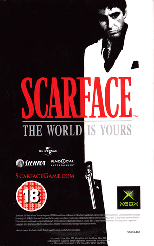  Scarface: The World Is Yours (UK Advertisment)