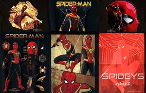  Spider-Man: No Way utama || T-shirt designs || promo art