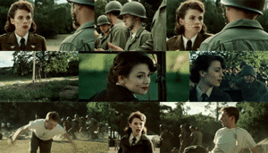  Steve and Peggy || Captain America: the First Avenger || 2011