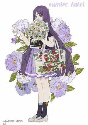  Sumire with flowers💐