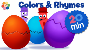 Surprïse Eggs Nursery Rhymes And Color Songs For Kïds Learn Color Rhymes For Kïds BabyFïrst