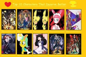  parte superior, arriba 10 characters that deserve better