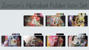  Alphabet Folder icone da Zorïcon On DevïantArt