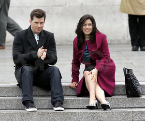  America and Eric Bring Ugly Betty To ロンドン For Filming Of The Series Finale 4/6/10