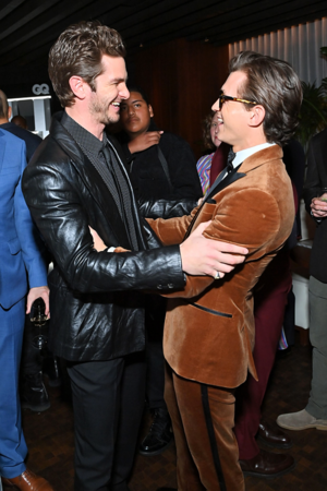 Andrew Garfield and Tom Holland | GQ Men of the Year Celebration, Los Angeles (November 18, 2021)