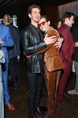 Andrew Garfield and Tom Holland | GQ Men of the Year Celebration, Los Angeles (November 18, 2021)