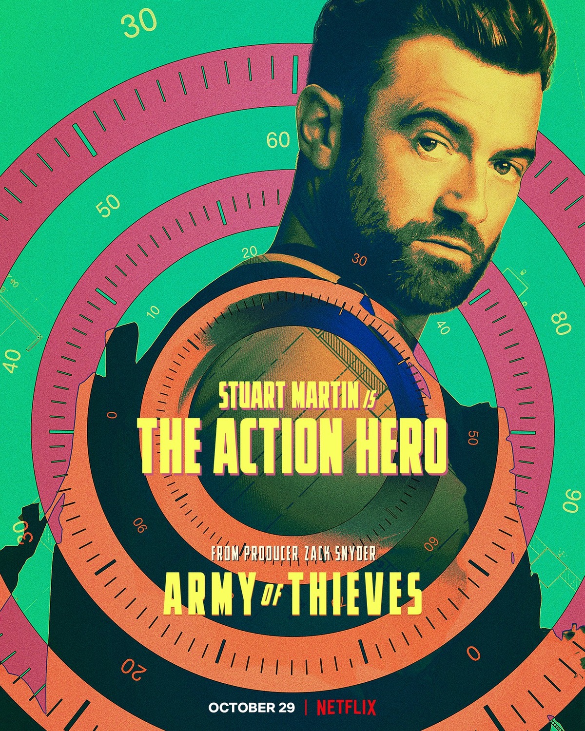 Army of Thieves (2021) Poster - Stuart Martin is The Action Hero