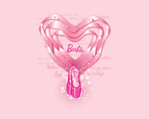  búp bê barbie In The màu hồng, hồng Shoes