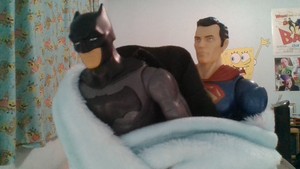 Batman and Superman wish you a super day