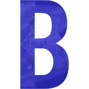  Blue Letter B icona Free Blue Letter icone