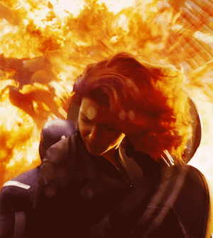  캡, 모자 and Black Widow || The Avengers || 2012