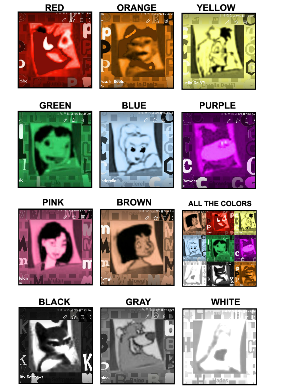 Characters Color Meme Blank By Grïffsnuff On DevïantArt