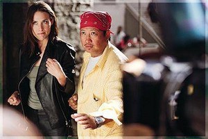  Claire Forlani as "Nicole James" [The Medallion] BTS / On Set