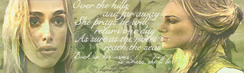 Elizabeth Swann Banner - Over The Hills