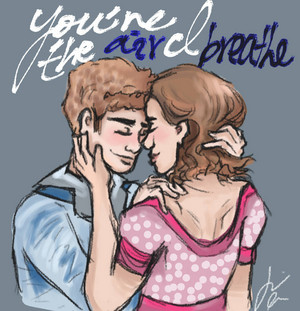  Fitzsimmons Drawing - You're The Air I Breathe