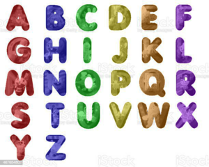  Frïdge Magnet Alphabet Capïtal Letters Stock foto - Download