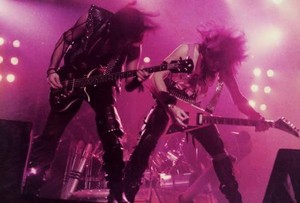  Gene and Vinnie ~Madrid, Spain...October 13, 1983 (Lick it Up Tour)