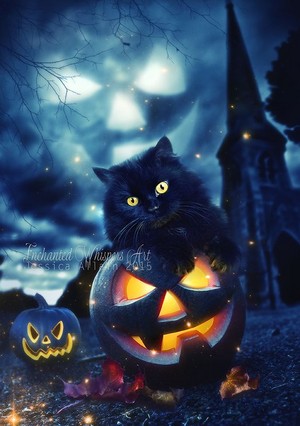  Хэллоуин wishes for Ты frommy cattastic Друзья and me🎃🩸🌕