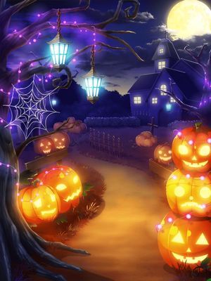  halloween wishes to tu my spooky alice!🌕🩸🎃