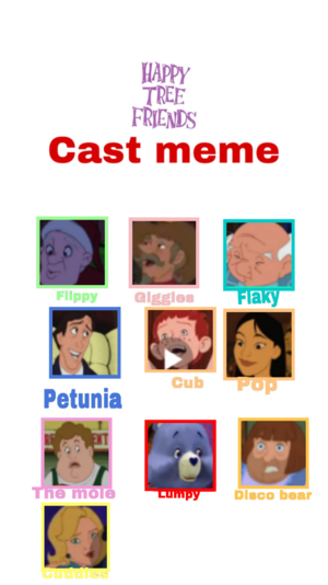  Happy বৃক্ষ Frïends Cast Meme Pïcsart