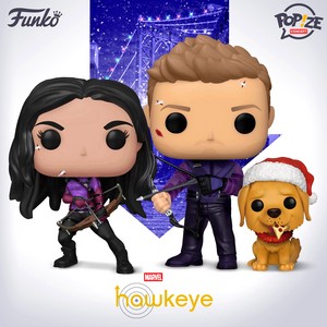 Hawkeye, Kate and Lucky || Funko Pop Digital Concept (MCU)