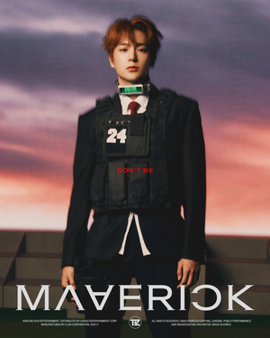  Hyunjae's individual teaser image for 'Maverick'