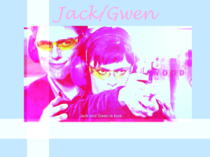  Jack/Gwen karatasi la kupamba ukuta