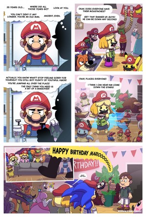  Mario’s Midlife Crisis (Everyone is Home)