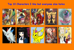  Molpe bahagian, atas 10 characters i like but everyone 2014