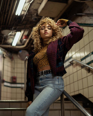 Peyton List - NYC Underground Photoshoot - 2021