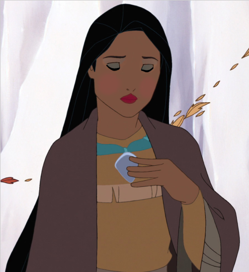  Pocahontas' War And Peace look.