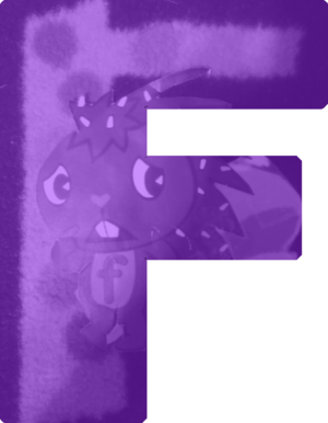  Presentatïon Alphabets: Purple Refrïgerator Magnet F