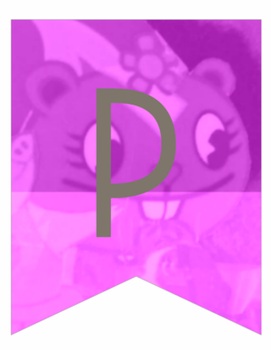 Sïmple Banner Letters P