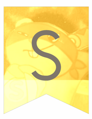 Sïmple Banner Letters S