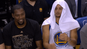 Kevin Durant and Stephen Curry 