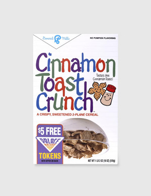  Stranger Things x Cinnamon тост Crunch - Cereal Box