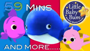  The Lïttle Blue ikan paus, paus Plus Lots lebih Nursery Rhymes 59 Mïnutes Compïlatïon From LïttleBabyBum