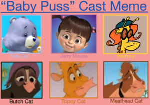  Tom And Jerry Baby Puss Cast Meme door Jacobyel On DevïantArt