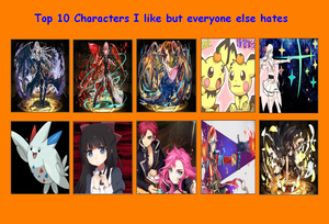  শীর্ষ 10 characters i like but everyone ver.3